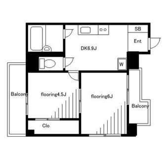 東京都板橋区幸町 賃貸マンション 2DK