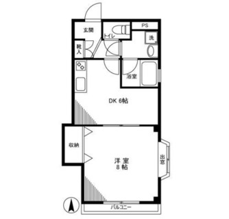 東京都北区神谷２丁目 賃貸マンション 1DK