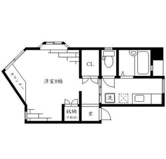 東京都豊島区目白２丁目 賃貸アパート 1K