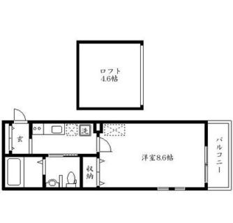 東京都杉並区清水１丁目 賃貸アパート 1K