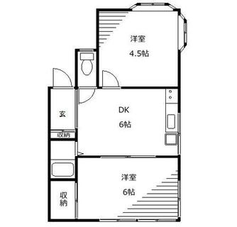 東京都練馬区小竹町１丁目 賃貸アパート 2DK