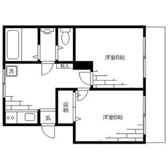 東京都板橋区板橋３丁目 賃貸マンション 2DK