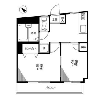 東京都板橋区成増５丁目 賃貸マンション 2DK