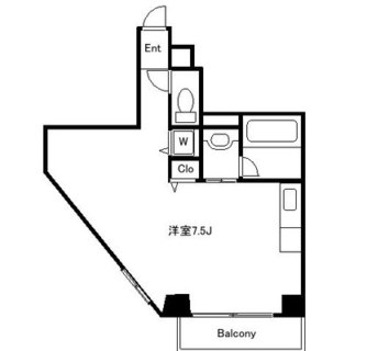 東京都北区豊島１丁目 賃貸マンション 1R