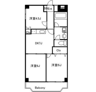 東京都板橋区三園１丁目 賃貸マンション 3DK