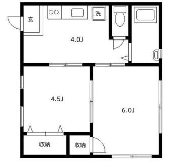 東京都板橋区大山金井町 賃貸マンション 2K