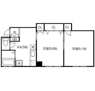 東京都板橋区大山東町 賃貸マンション 2K