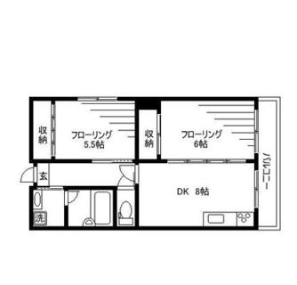 東京都中野区江原町１丁目 賃貸マンション 2DK