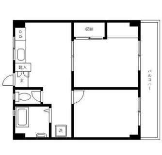 東京都北区神谷１丁目 賃貸マンション 2DK