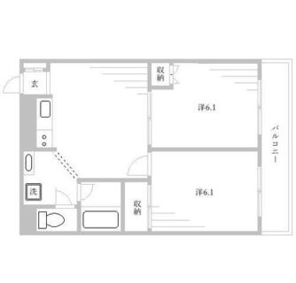 東京都板橋区小茂根４丁目 賃貸マンション 2DK