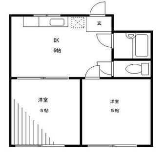 東京都中野区沼袋１丁目 賃貸アパート 2DK