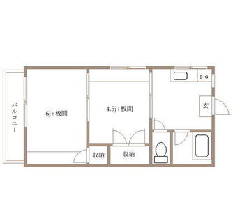 東京都北区滝野川１丁目 賃貸アパート 2K