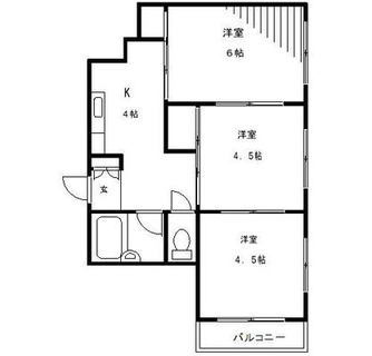 東京都板橋区志村１丁目 賃貸マンション 3K