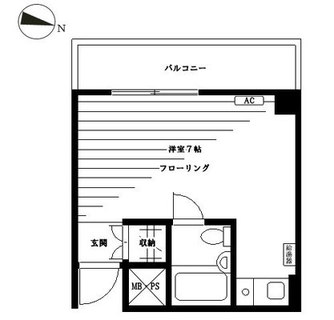 東京都文京区千駄木３丁目 賃貸マンション 1R