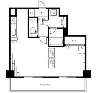 東京都豊島区巣鴨２丁目 賃貸マンション 1R
