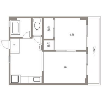 東京都北区豊島６丁目 賃貸マンション 2DK