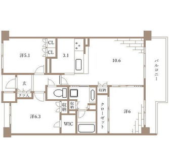 東京都豊島区巣鴨４丁目 賃貸マンション 3LDK