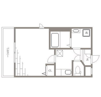 東京都北区滝野川６丁目 賃貸マンション 1K