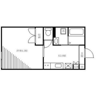 東京都北区滝野川４丁目 賃貸アパート 1K