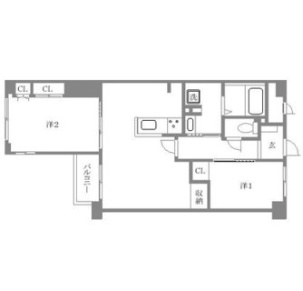 東京都北区田端３丁目 賃貸マンション 2LDK