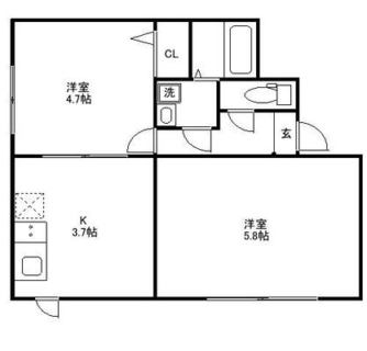 東京都豊島区長崎３丁目 賃貸マンション 2K