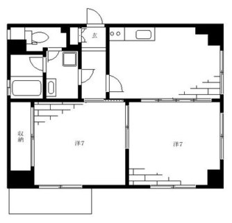 東京都文京区白山５丁目 賃貸マンション 2DK