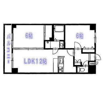 東京都足立区谷中３丁目 賃貸マンション 2LDK