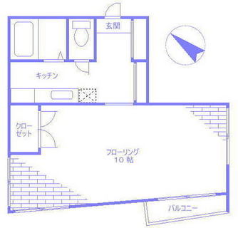 東京都文京区本駒込３丁目 賃貸マンション 1K